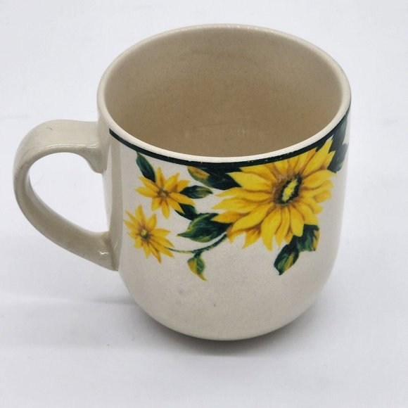 Thomson Pottery Sunflower Mugs Set of 2 - Picture 3 of 7